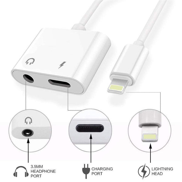 Lightning to Aux Dual Adapter