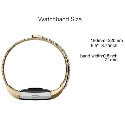 Milanese Metal Strap for Fitbit Charge 2