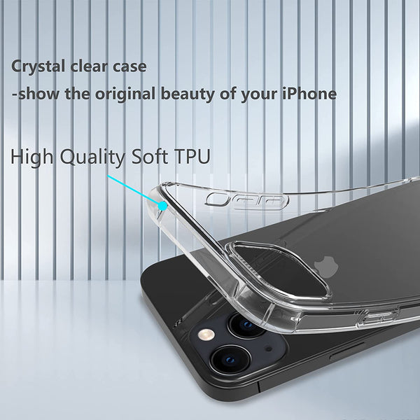 Protective Clear Gel case for iPhone 13
