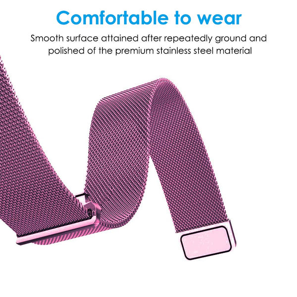 Milanese Strap for Fitbit Inspire - Purple