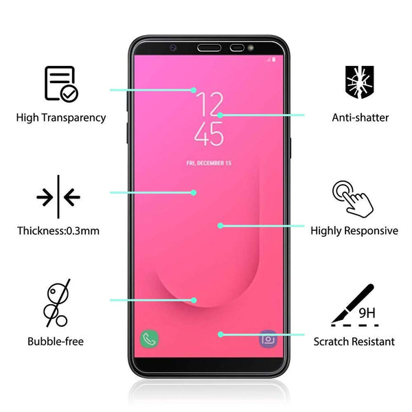 Glass Screen Protector for Samsung Galaxy J8