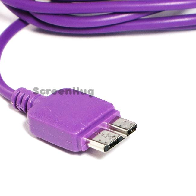 Micro USB 3.0 Cable - Purple