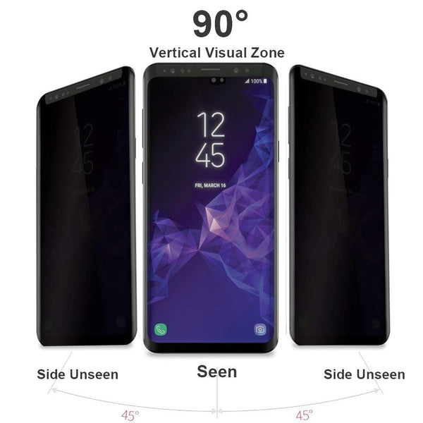 Privacy Glass Screen Protector for Samsung Galaxy S9 Plus