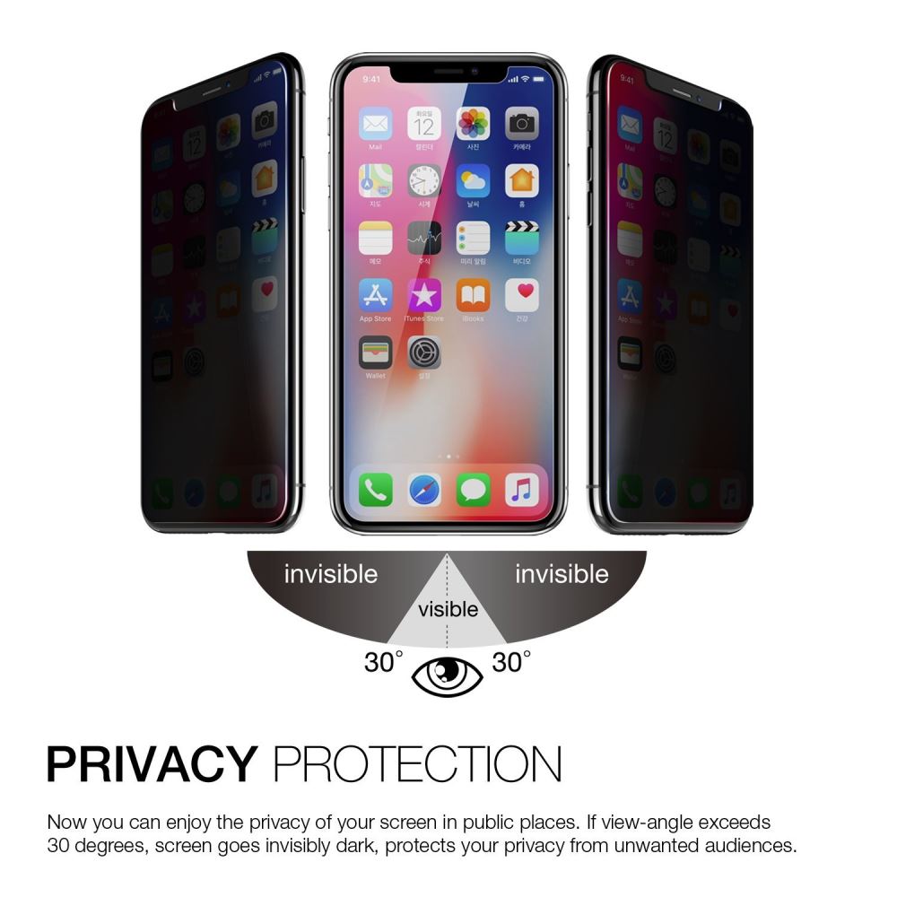 Privacy Glass Screen Protector for iPhone 11 Pro Max