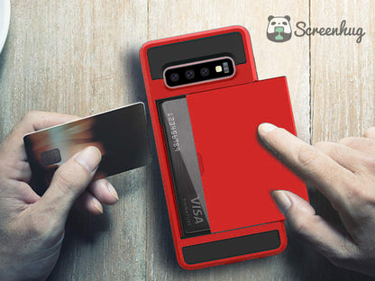 Card Slider case for Samsung Galaxy S10 Plus