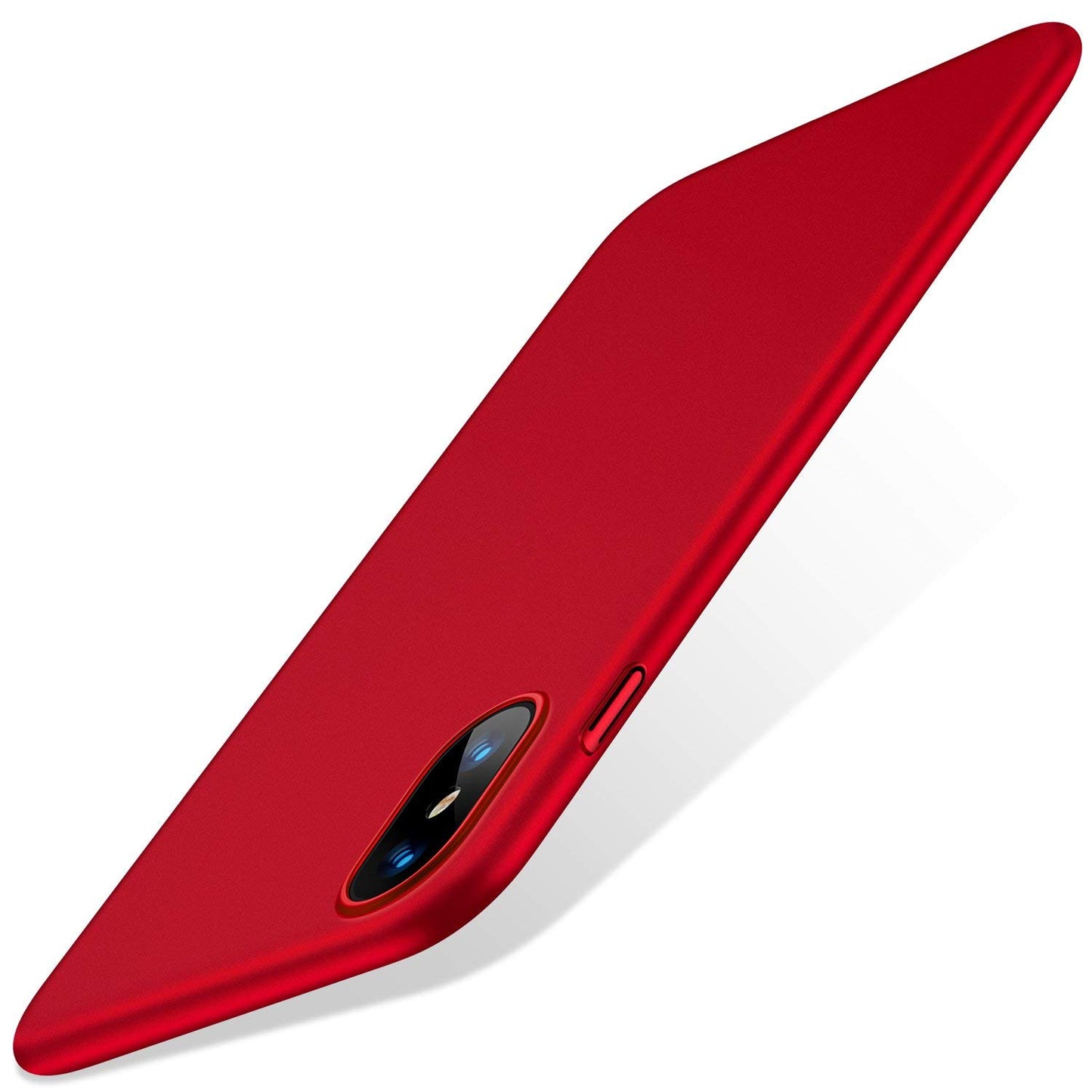 Thin shell case for iPhone X - Red - screenhug