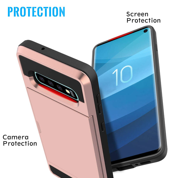 Card Slider case for Samsung Galaxy S10 Plus