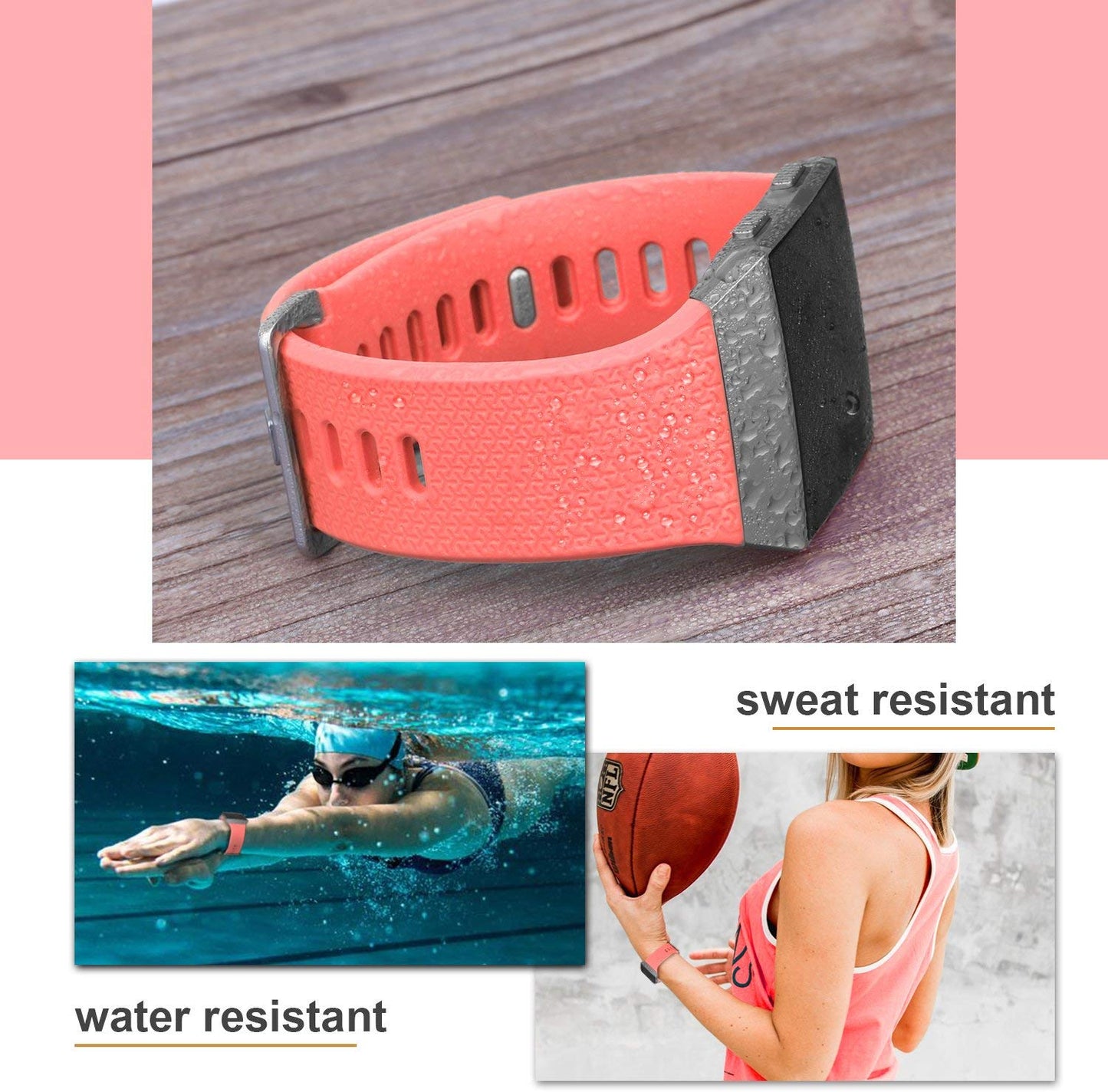 Rubber Strap for Fitbit Ionic