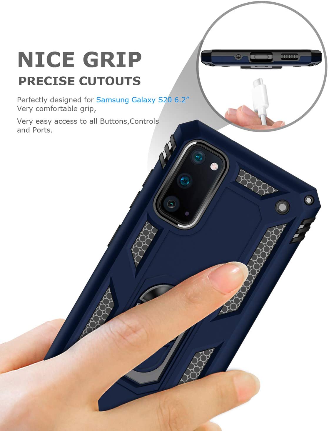 Tough Ring Case for Samsung Galaxy S20