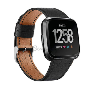PU Leather Strap for Fitbit Versa